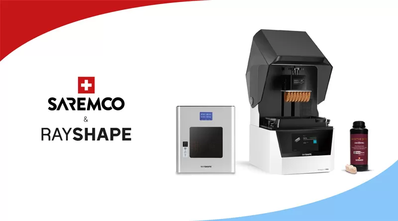 RAYSHAPE printer and saremco print CROWNTEC™ are now compatible! RAYSHAPE printer and saremco print CROWNTEC™ are now compatible!